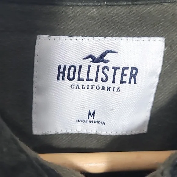 Hollister Men's Camouflage Shirt Flannel Button Down - Picture 2 of 5